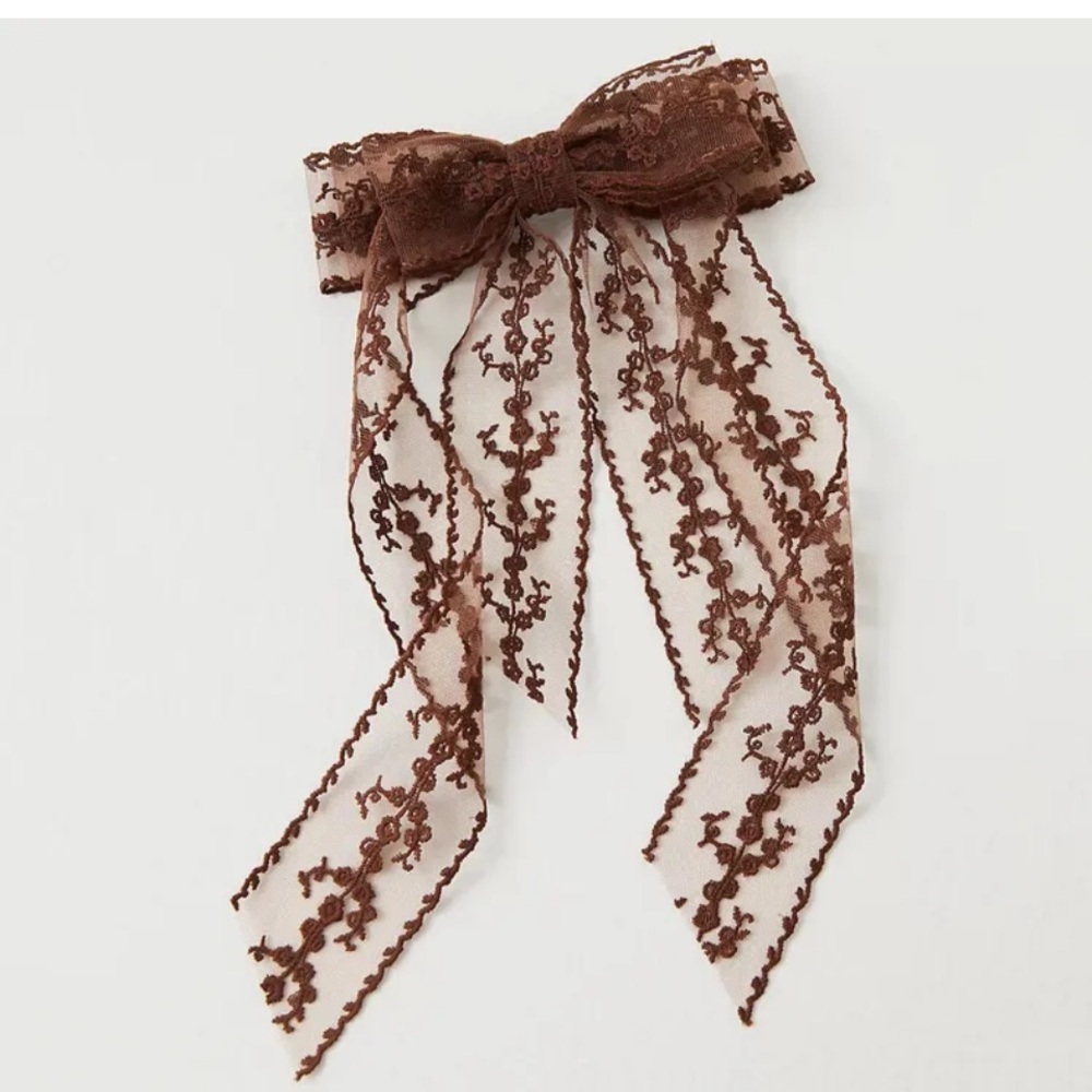 Free People Vera Lace Bow NWT
